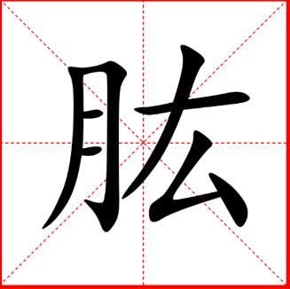 肱骨的肱字怎么读是什么意思（肱字的拼音及意思解释）.jpg