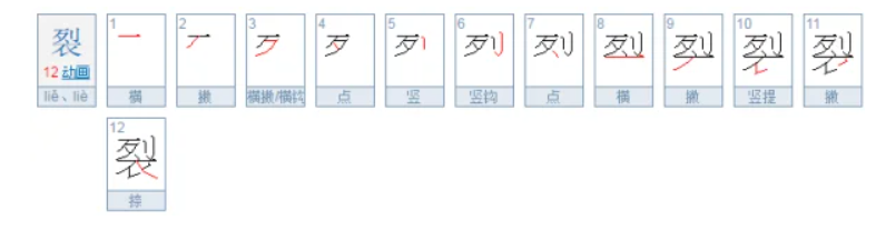 裂的组词有哪些（一二年级下册裂多音字拼音和什么组词大全）