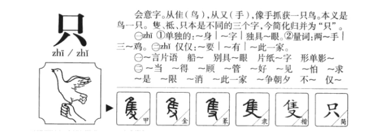 只的多音字组词有哪些（一年级下册只的多音字组词大全）